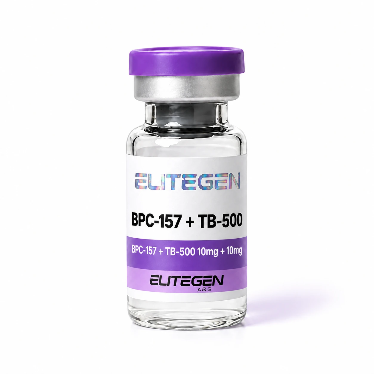 EliteGen BPC-157 + TB-500 10 mg + 10 mg product rendering